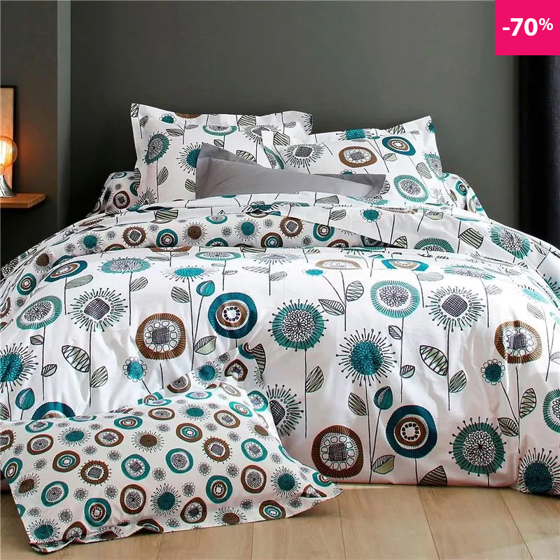 Linge de lit à fleurs - BECQUET CRÉATION